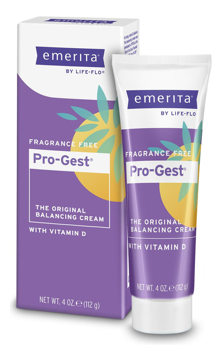 Creme De Progesterona Emerita Pro-gest Balancing Com Vitamin
