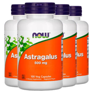 Astragalus Raiz 500mg Now Foods 100 Veg Cáps Importado 5un