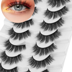 Cílios Postiços Siligli Faux Mink C Curl 3d Volume 7 Pares