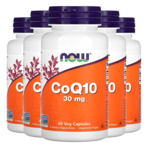 Coenzima Coq10 30mg Now Foods 60 Veg Caps Importado 5un