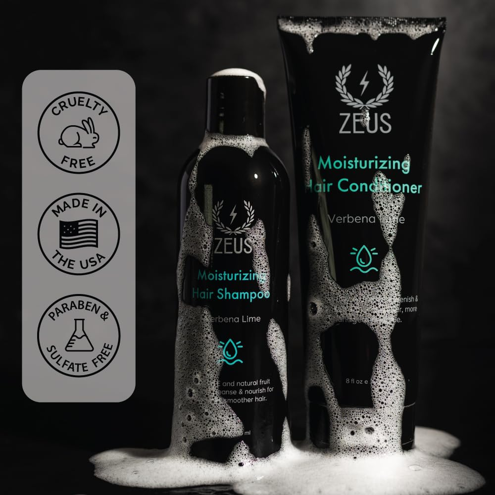 Conjunto De Shampoo E Condicionador Zeus Moisturizing Daily - Imagem 3