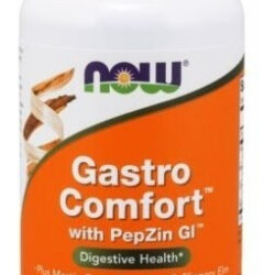 Now Foods Paba, Ácido Para-aminobenzóico, Gastro Comfort Com Pepzina Gi, 60 Cápsulas Vegetais Sem Sabor