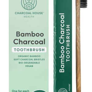 Dente Biodegradável De Carvão De Bambu Orgânico Para Adultos