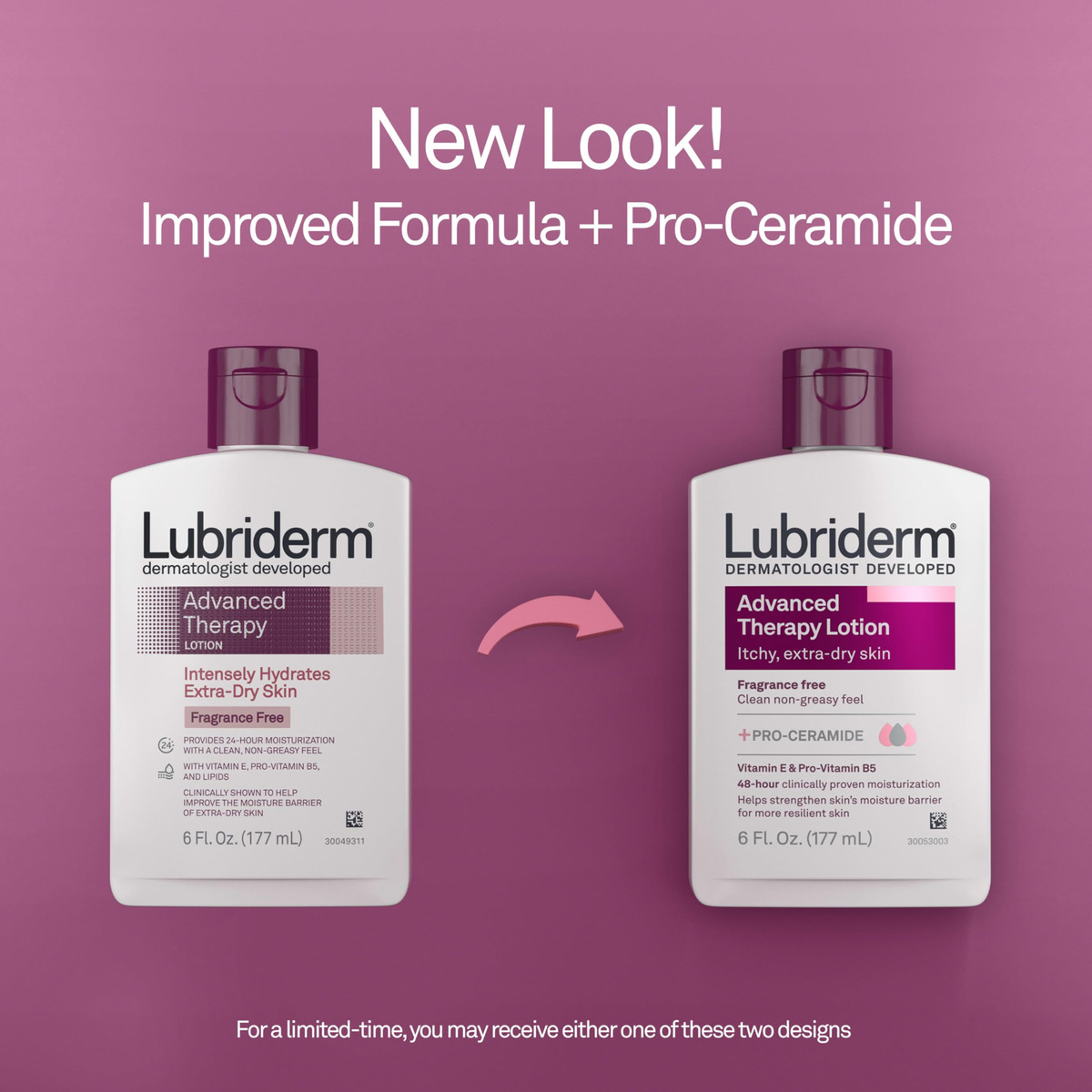 Loção Lubriderm Advanced Therapy Sem Fragrância 180ml - Imagem 2