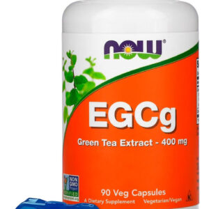 Egcg Extrato Chá Verde Now Foods 90caps + Porta Cápsulas