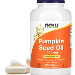 Now Foods Óleo Semente Abóbora 1000mg 200soft