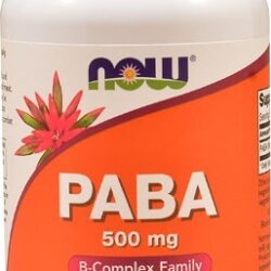 Now Foods Paba 500 Mg 100 Capsules Importado Eua