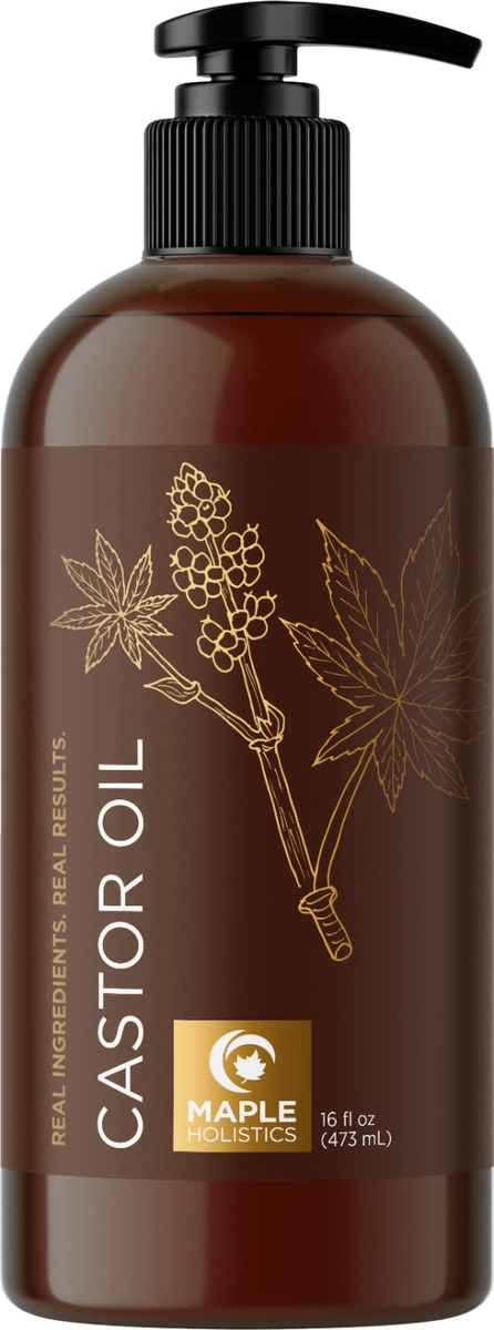 Óleo De Rícino Maple Holistics Para Cuidados Com O Corpo E A