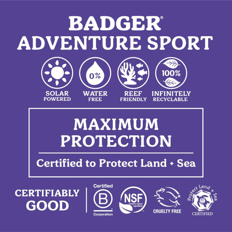 Protetor Solar Badger Biodegradable Reef Safe Spf 50 85ml, P - Image 3
