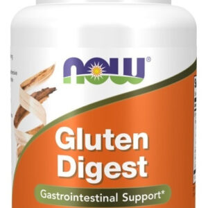 Gluten Digest Enzimas Digestivas 60 Veg Caps - Now Foods Sabor Sem Sabor