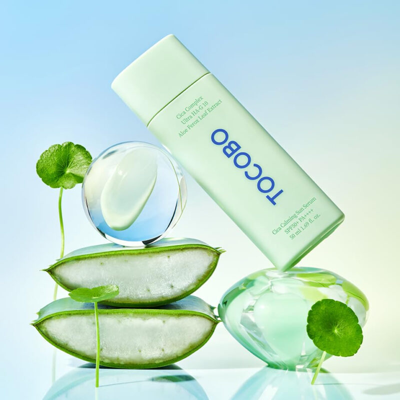 Sérum Solar Tocobo Cica Calming Spf50 Pa++++ 50ml Com Fermen - Image 6