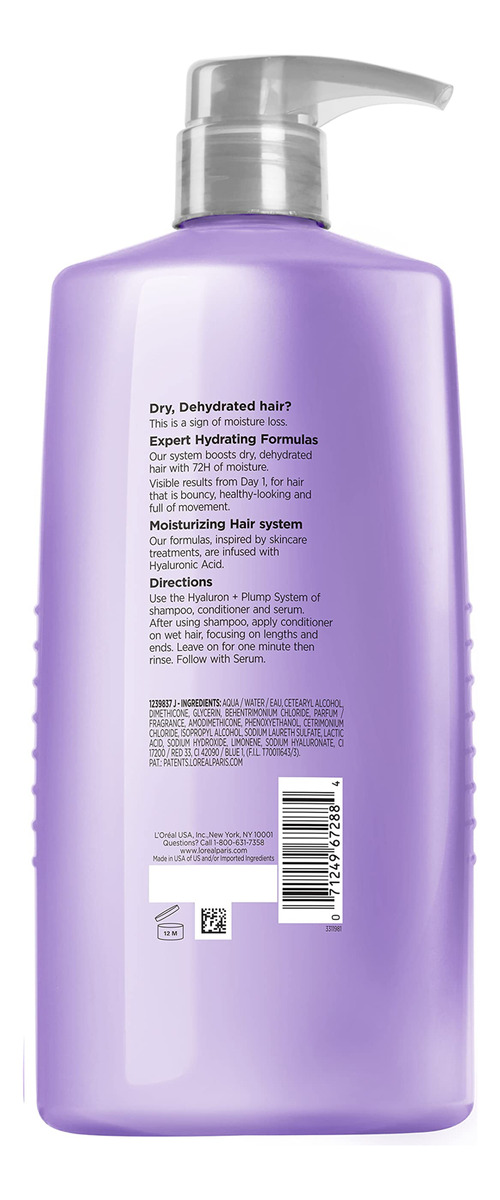 Condicionador L'oreal Paris Elvive Hyaluron Plump 780ml - Imagem 2