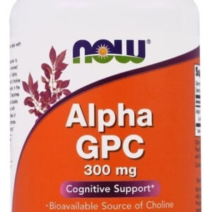Alpha Gpc - 300 Mg - 60 Cáps. Now Foods