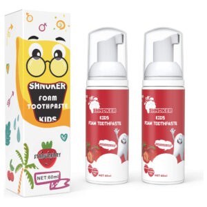 Pasta De Dente Em Espuma Shnoker Kids Strawberry Flavor 60 M