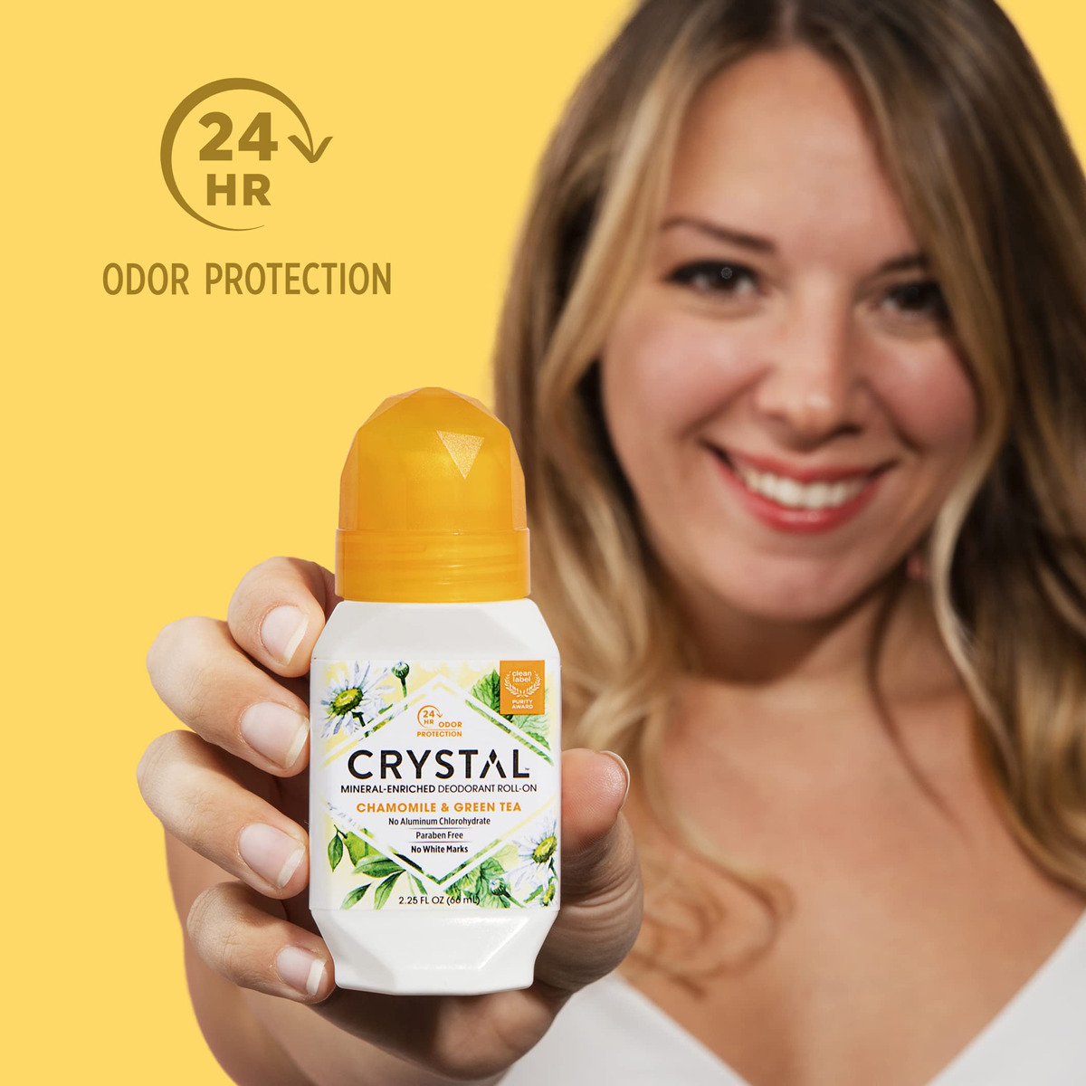 Desodorante Crystal Mineral Roll-on 66 Ml, Protetor De Odor - Imagem 3