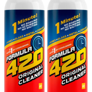 Limpador Fórmula 420: Pirex, Vidro, Metal, Cerâmica, 12 Onça