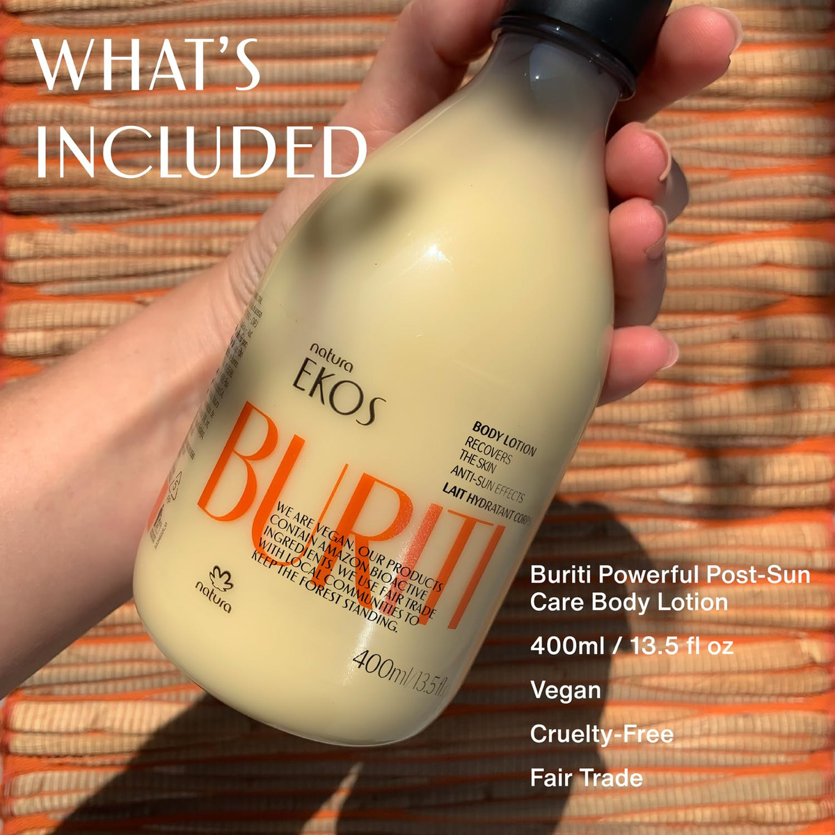 Loção Corporal Natura Ekos Buriti Recovery 400ml Vegan - Imagem 3