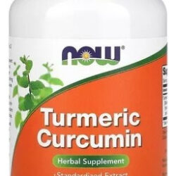 Curcumina Extrato De Curcumina 95% 60 Vegetais Cápsulas Sem Sabor Now Foods