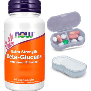 Beta-glucanos 1,3/1,6 Now Foods 60cáps + Porta Cápsulas