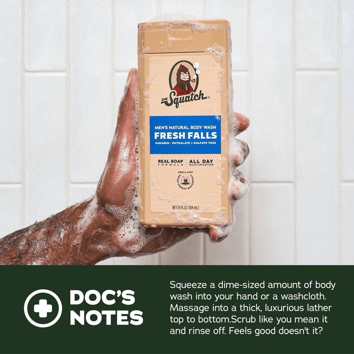 Novo Sabonete Corporal Natural Para Homens Dr. Squatch - Esf - Imagem 5