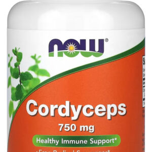 Cordyceps 750mg Now Foods 90 Veg Caps Importado