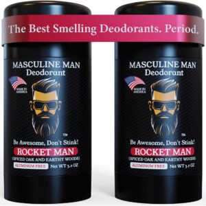 Desodorante Masculino Man Rocket Man, Pacote Com 2, 100 Ml,