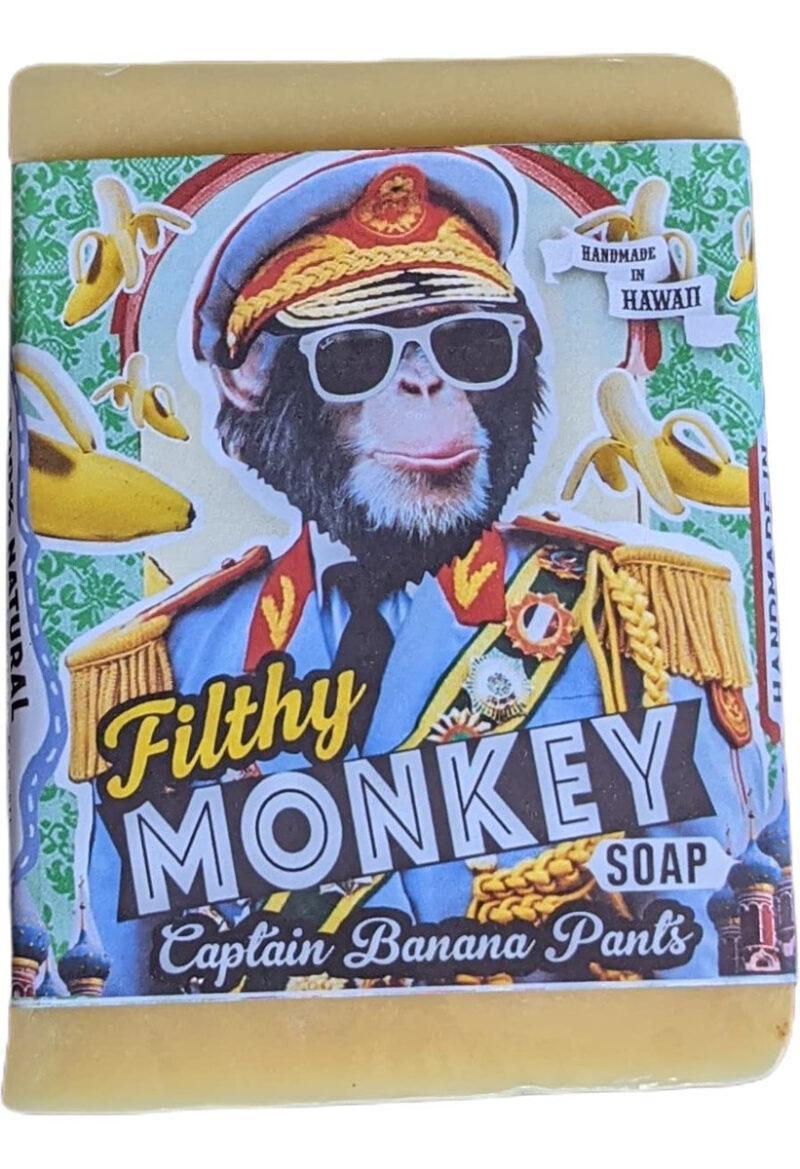 Barra De Sabão Grande Filthy Monkey All Natural Com Banana