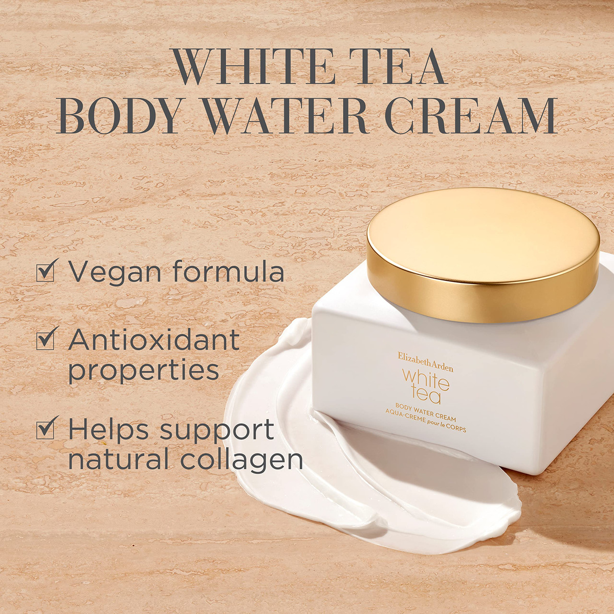 Creme De Água Corporal Elizabeth Arden White Tea 225ml - Imagem 6