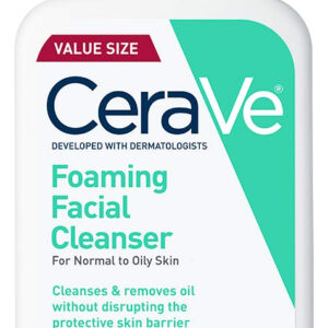 Limpador Facial Cerave Foaming Daily Face Wash 473ml Oleoso