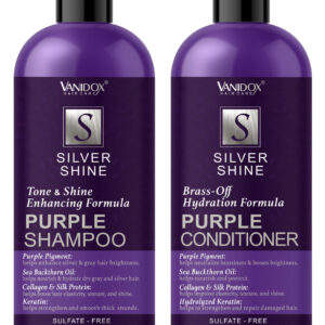 Conjunto De Shampoo E Condicionador Vanidox Purple Para Cabe