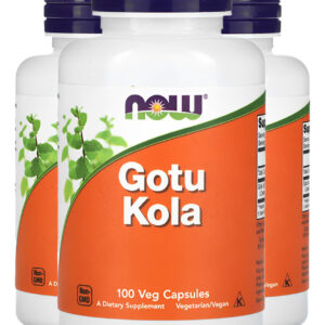 Gotu Kola 450mg 100 Cáps Importado 3un Now Foods