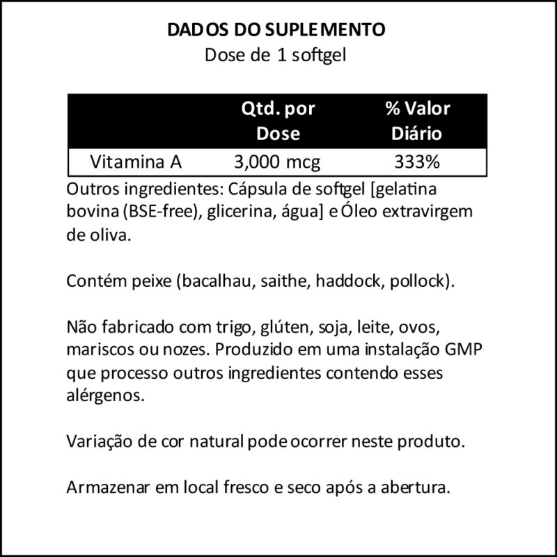 Vitamina A 10.000ui 100 Softgels Importado 3un Now Foods - Image 5