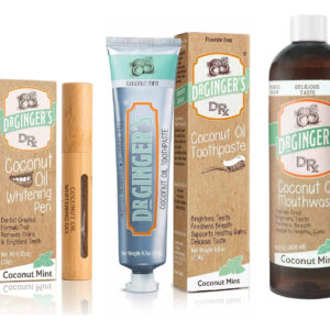 Pacote De Clareamento Dentário Doctor Ginger, Óleo De Coco,