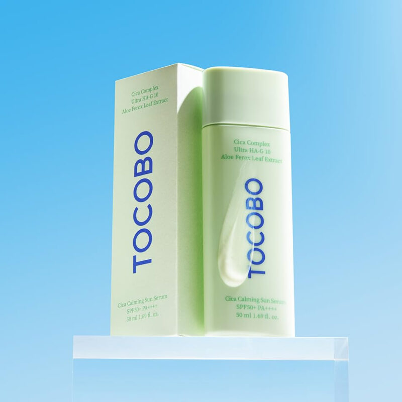 Sérum Solar Tocobo Cica Calming Spf50 Pa++++ 50ml Com Fermen - Image 5