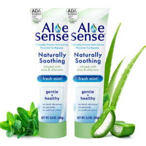 Pasta De Dentes Aloesense Fluoride Sensitive Teeth Gum Care