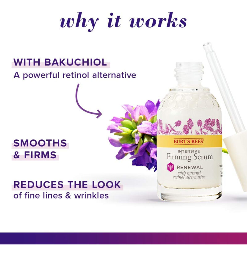 Sérum Burt's Bees Renewal Intensive Firming 30ml Com Bakuchi - Image 4