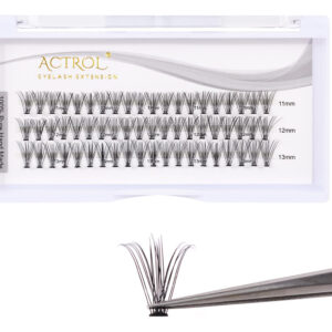 Extensões De Cílios Cluster Actrol 60 Unidades 0,07 Mm C Cur