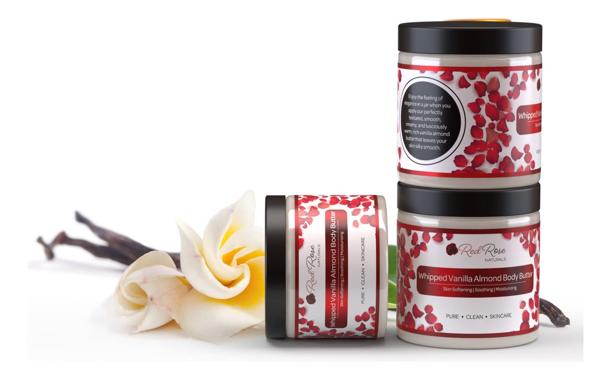 Manteiga Corporal Red Rose Naturals Perfumada De Baunilha 24 - Imagem 3