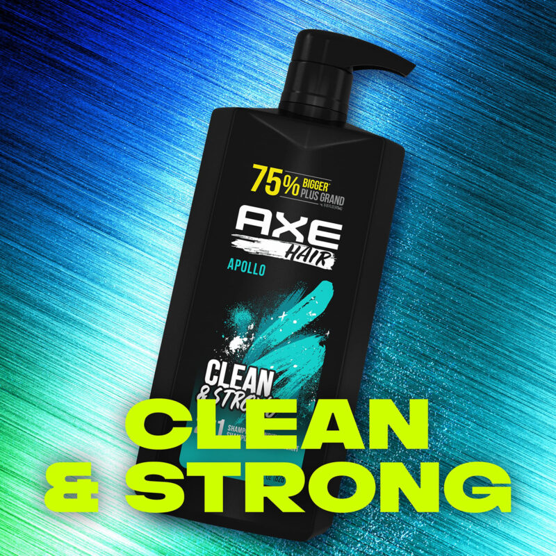 Shampoo E Condicionador Axe Apollo 2 Em 1, 828 Ml, Pacote Co - Image 4