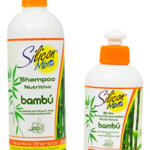 Pacote Combinado De Shampoo E Condicionador Silicon Mix Bamb