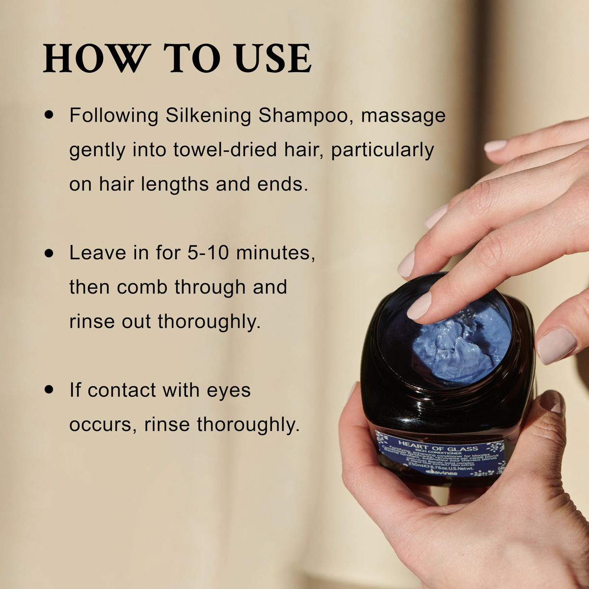 Condicionador Davines Heart Of Glass Rich For Blonde Care 26 - Imagem 8