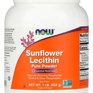 Lecitina De Girassol Pó Now Foods 454 G Puro