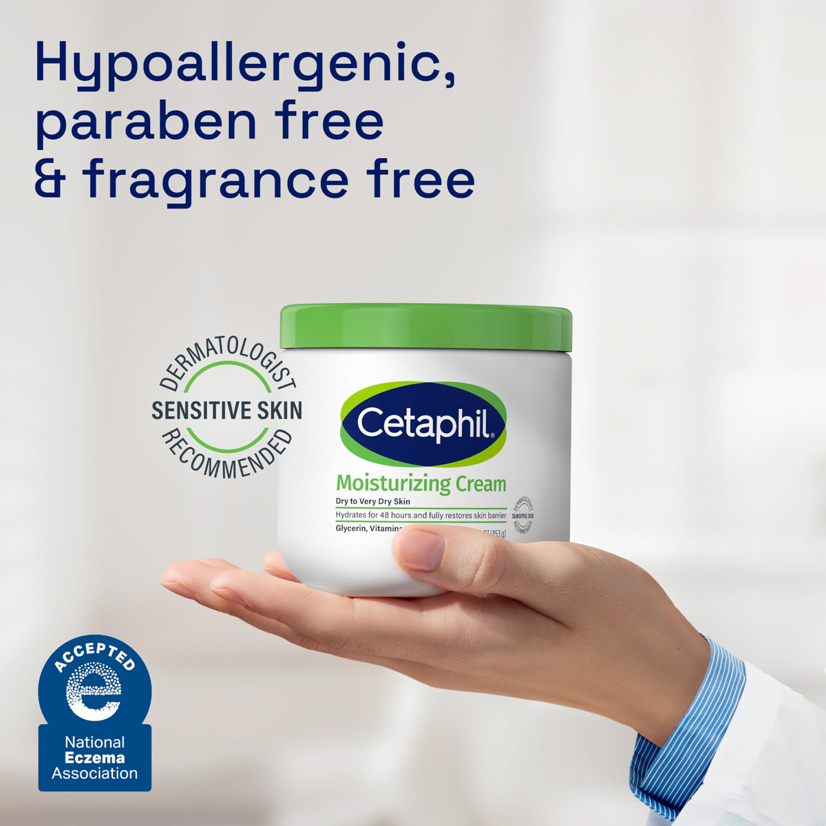 Creme Hidratante Cetaphil Face & Body 473ml Para Pele Seca - Imagem 7