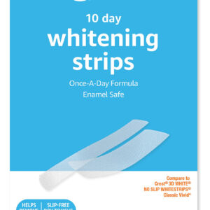 Kit De Tiras De Clareamento Dentário Amazon Basics, 10 Dias