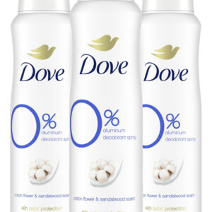 Desodorante Dove 0% Alumínio Em Spray Seco Para Flores De Al
