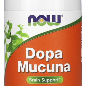 Dopa Mucuna Now Foods 90 Cápsulas Vegetarianas Sabor Sem Sabor