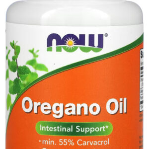 Óleo De Orégano Now Foods Oregano Oil Revestido 90 Sofgels Sabor Sem Sabor