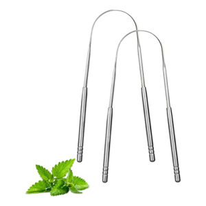 Pacote Com 2 Raspadores De Língua, Limpadores De Língua De A