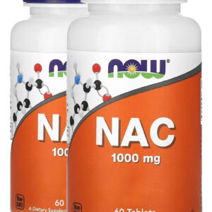 Nac N-acetil-cisteína 1000mg 60 Tabs Importado 2un Now Foods