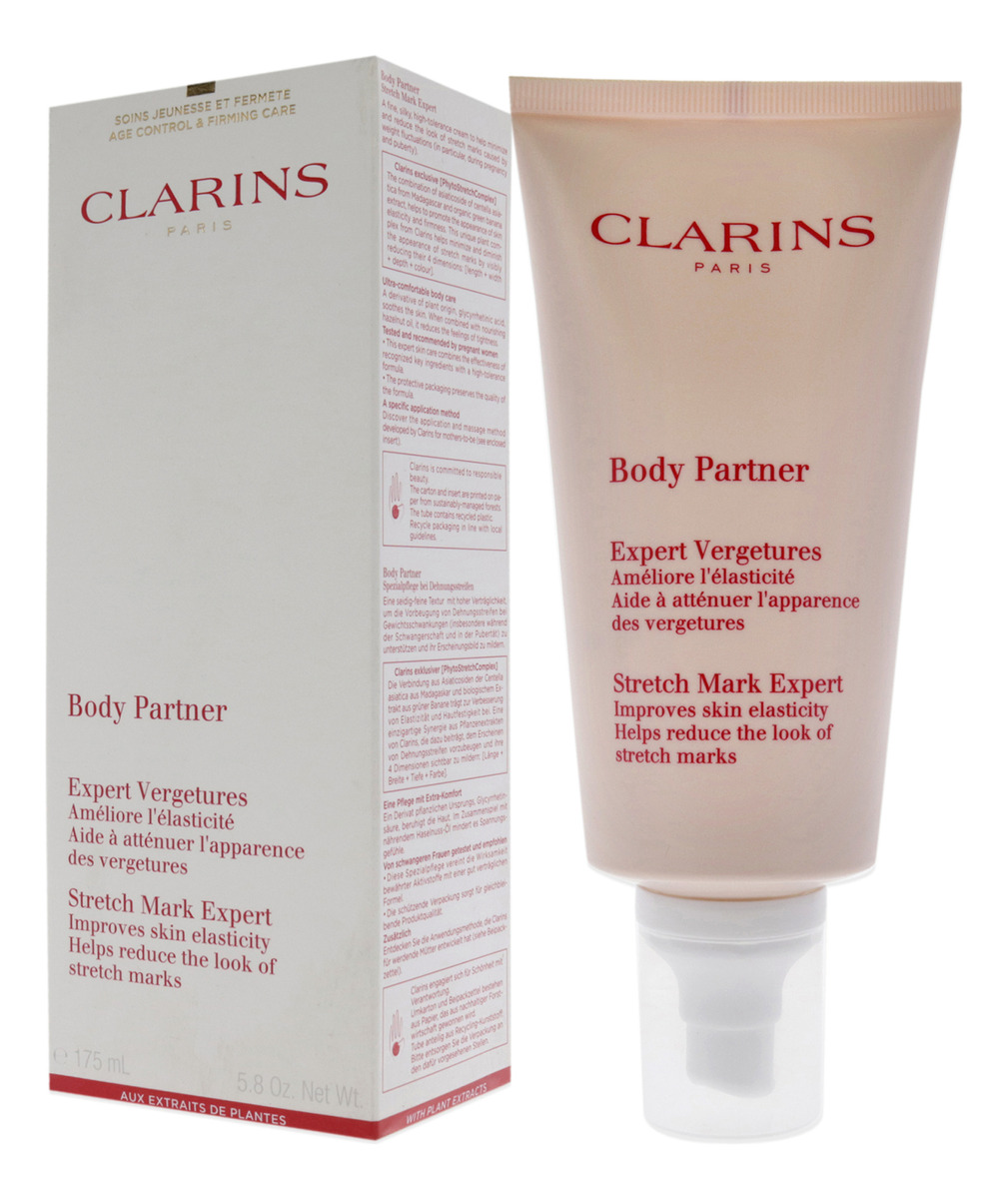 Creme Para Estrias Clarins Body Partner Expert 171 Ml - Imagem 4